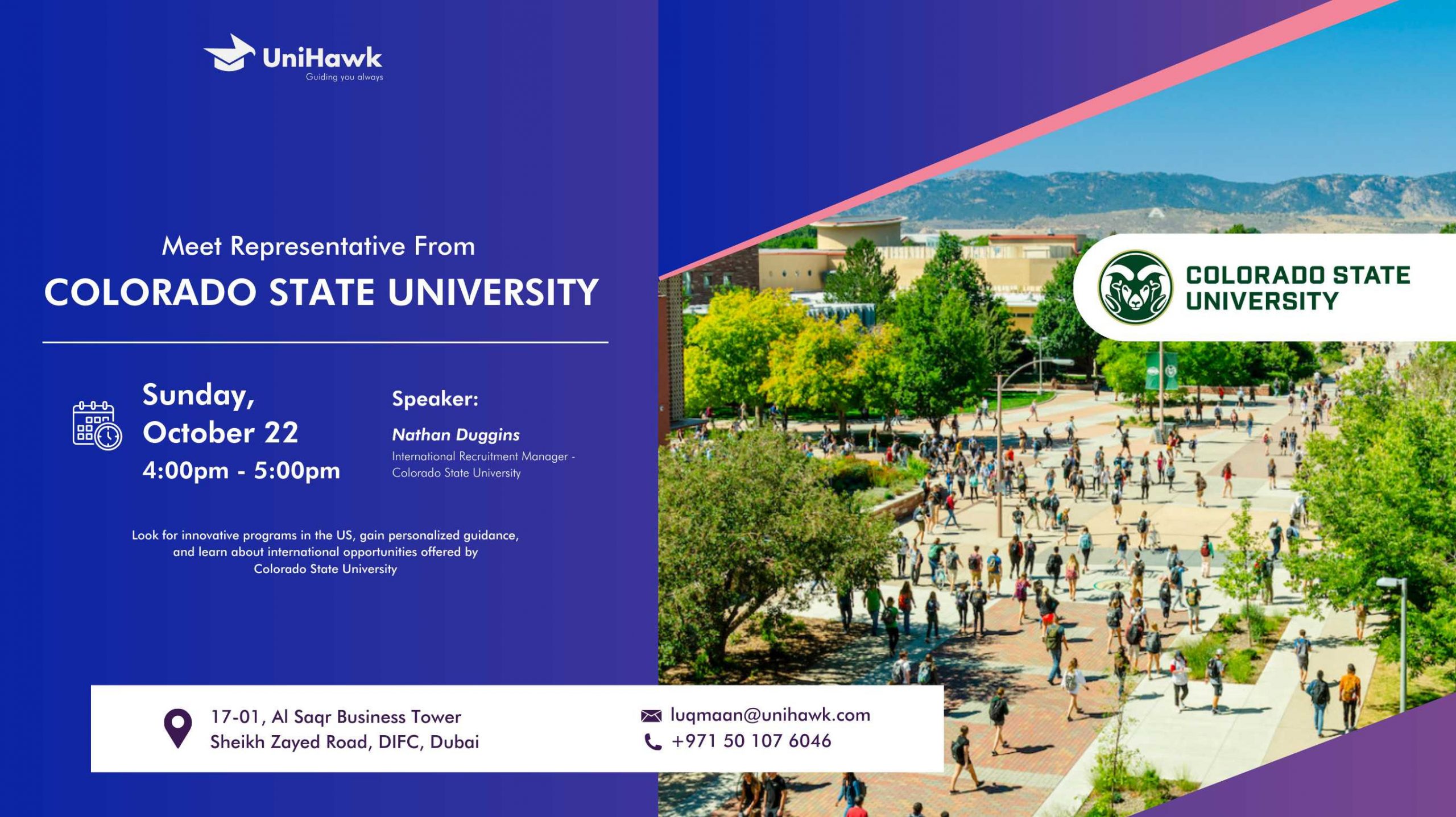 Meet Representative From Colorado State University