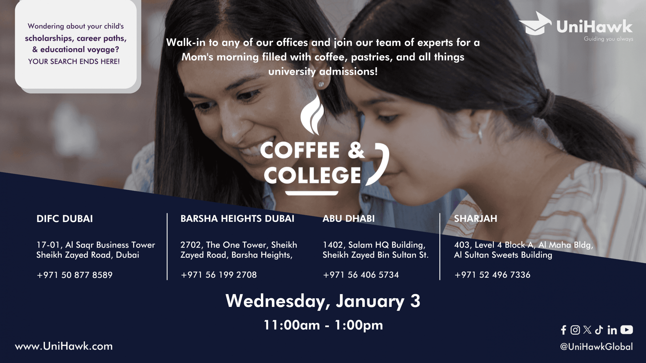 Coffee & College January 3, 2024