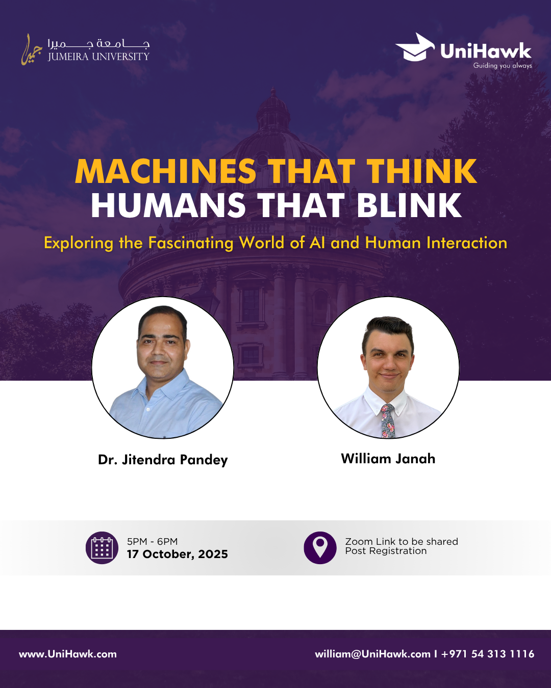 Machines that Think, Humans that Blink