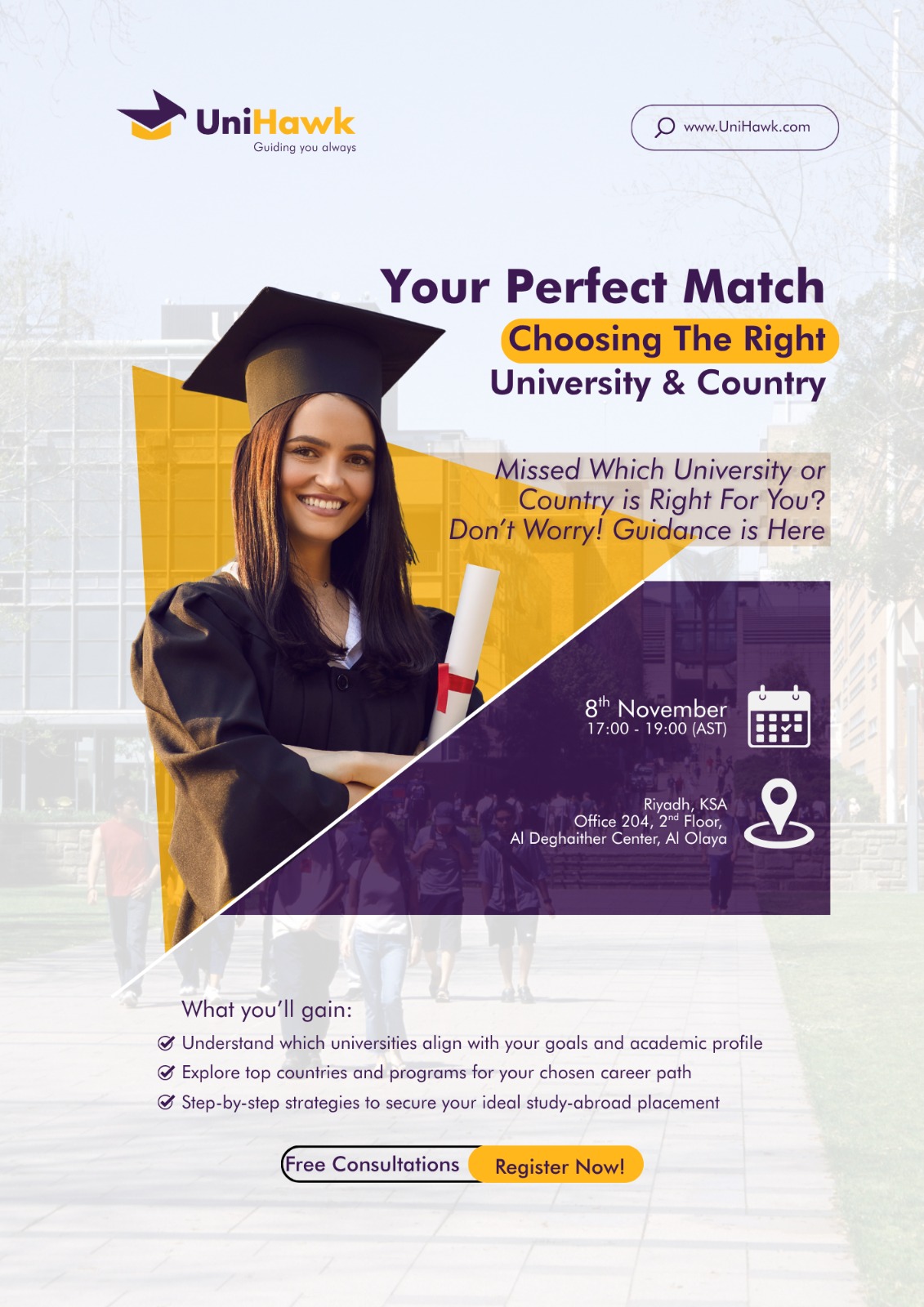 Your Perfect Match: Choosing the Right University & Country