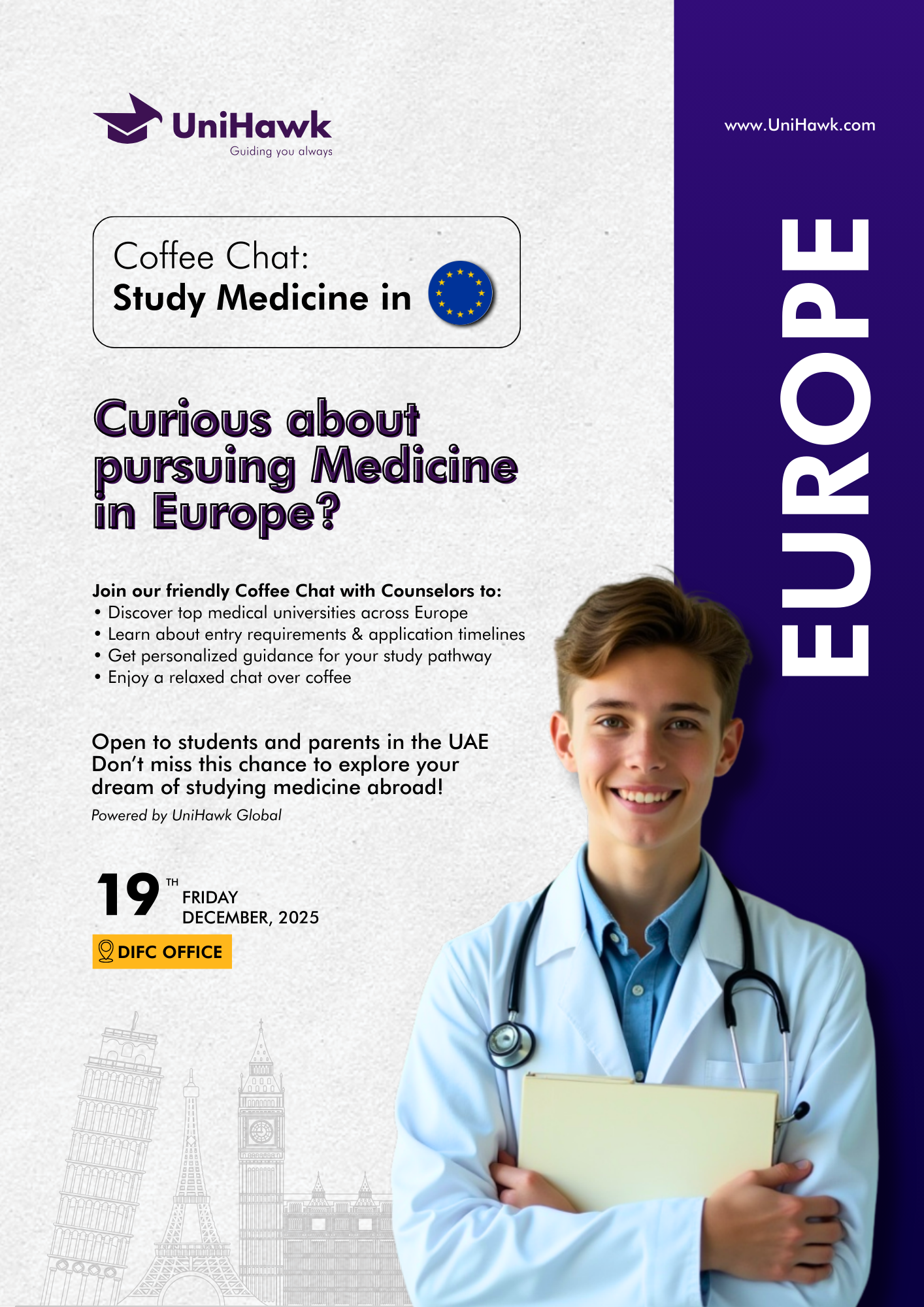 Coffee Chat: Study Medicine in Europe