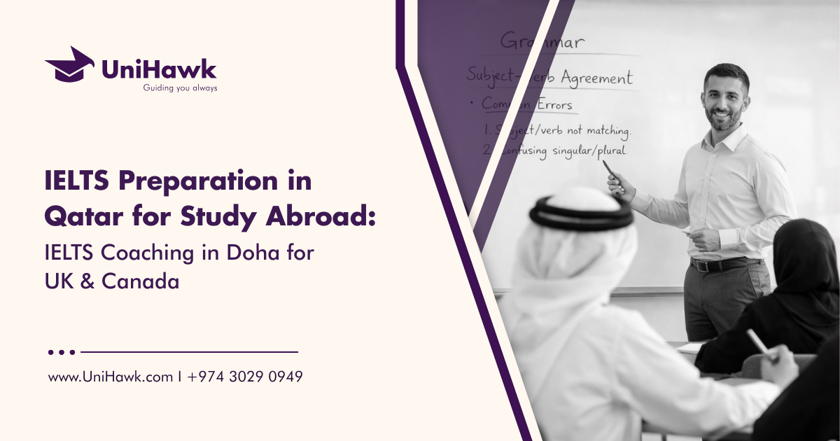 IELTS Preparation in Qatar for Study Abroad: IELTS Coaching in Doha for UK and Canada