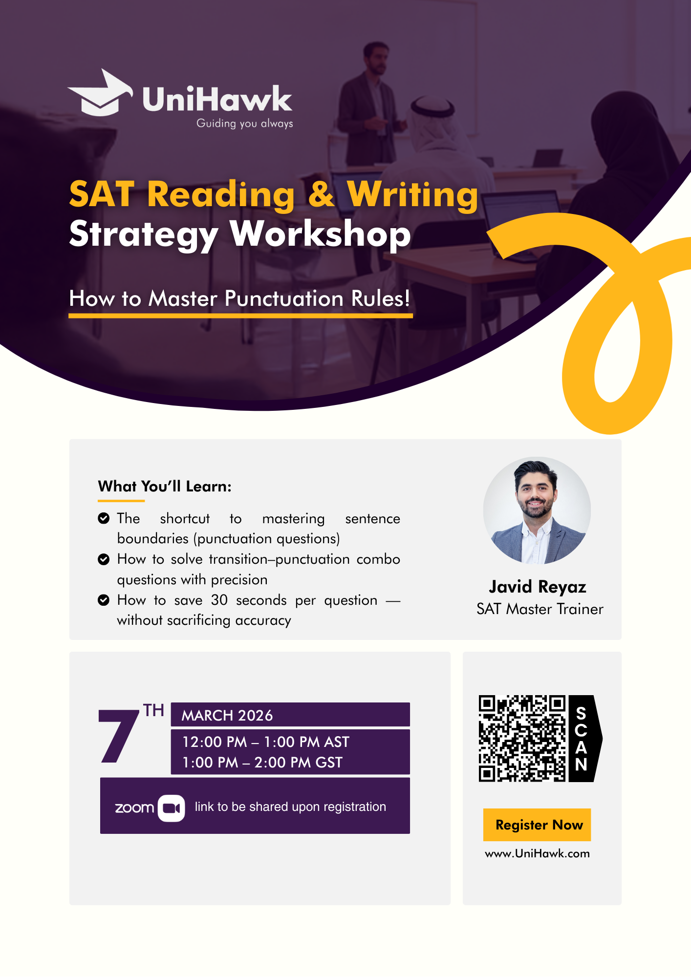 SAT Reading & Writing Strategy Workshop