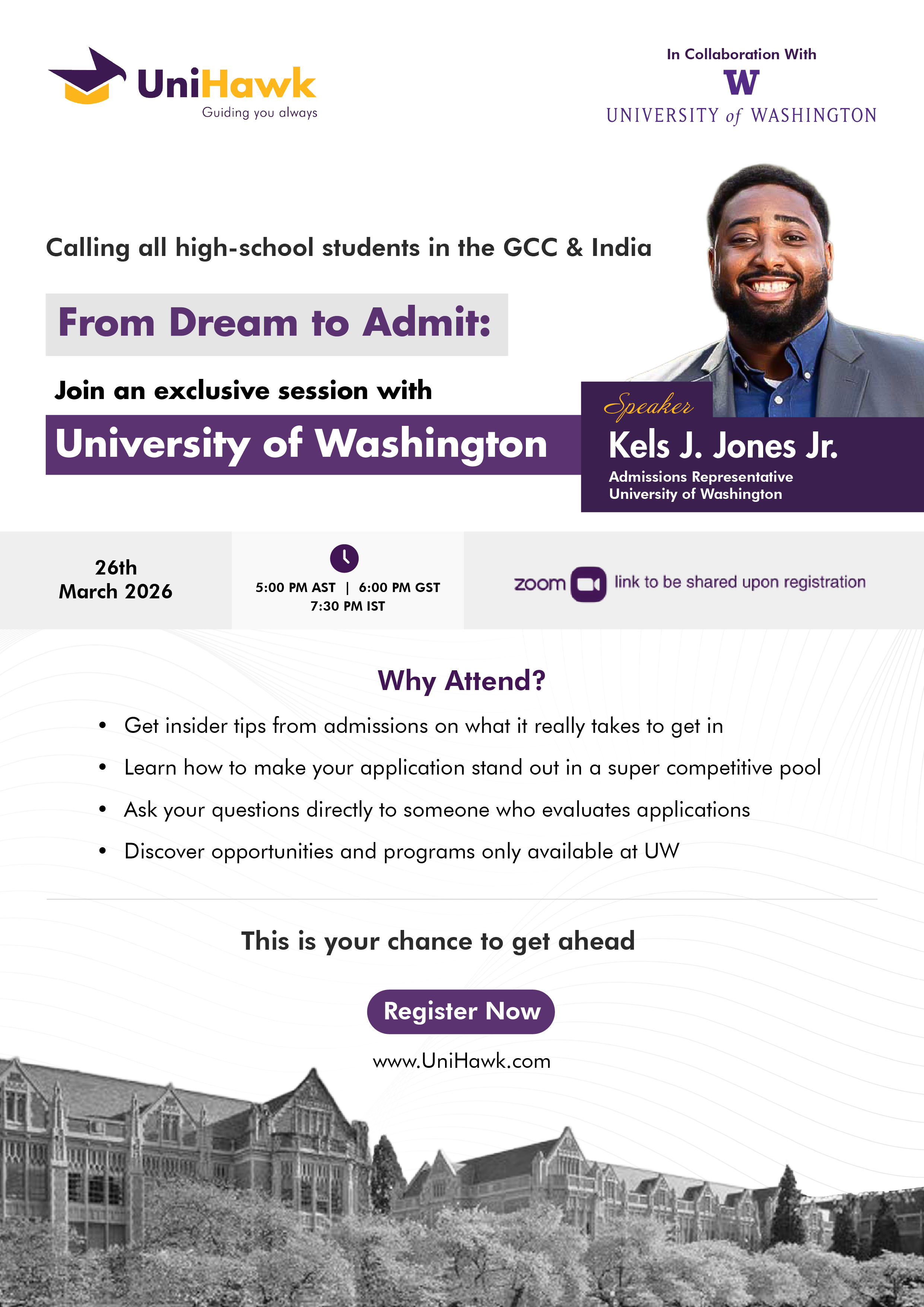 University of Washington Seattle Info Session