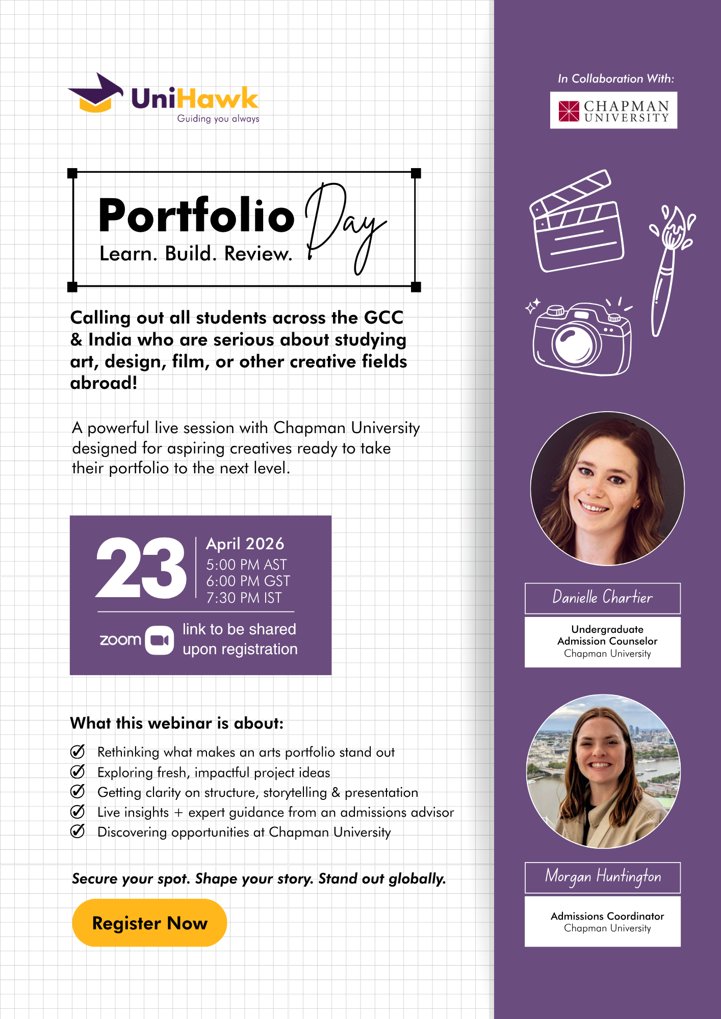 Portfolio Day — Learn. Build. Review.