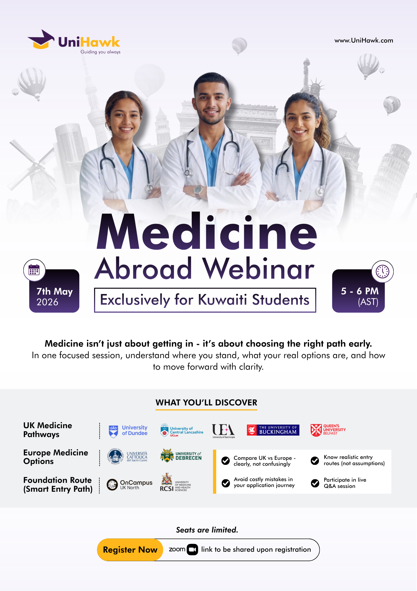 Medicine Abroad Webinar – Kuwait