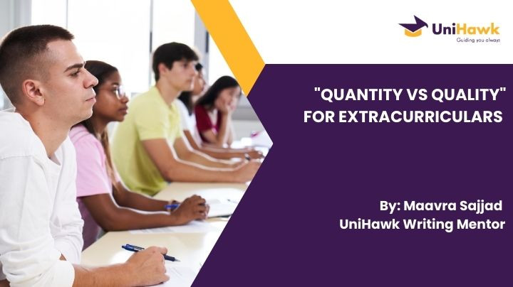 “Quantity vs Quality” for Extracurriculars