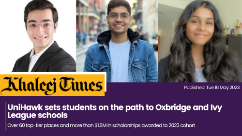 UniHawk Sets Students On The Path To Oxbridge And Ivy League Schools