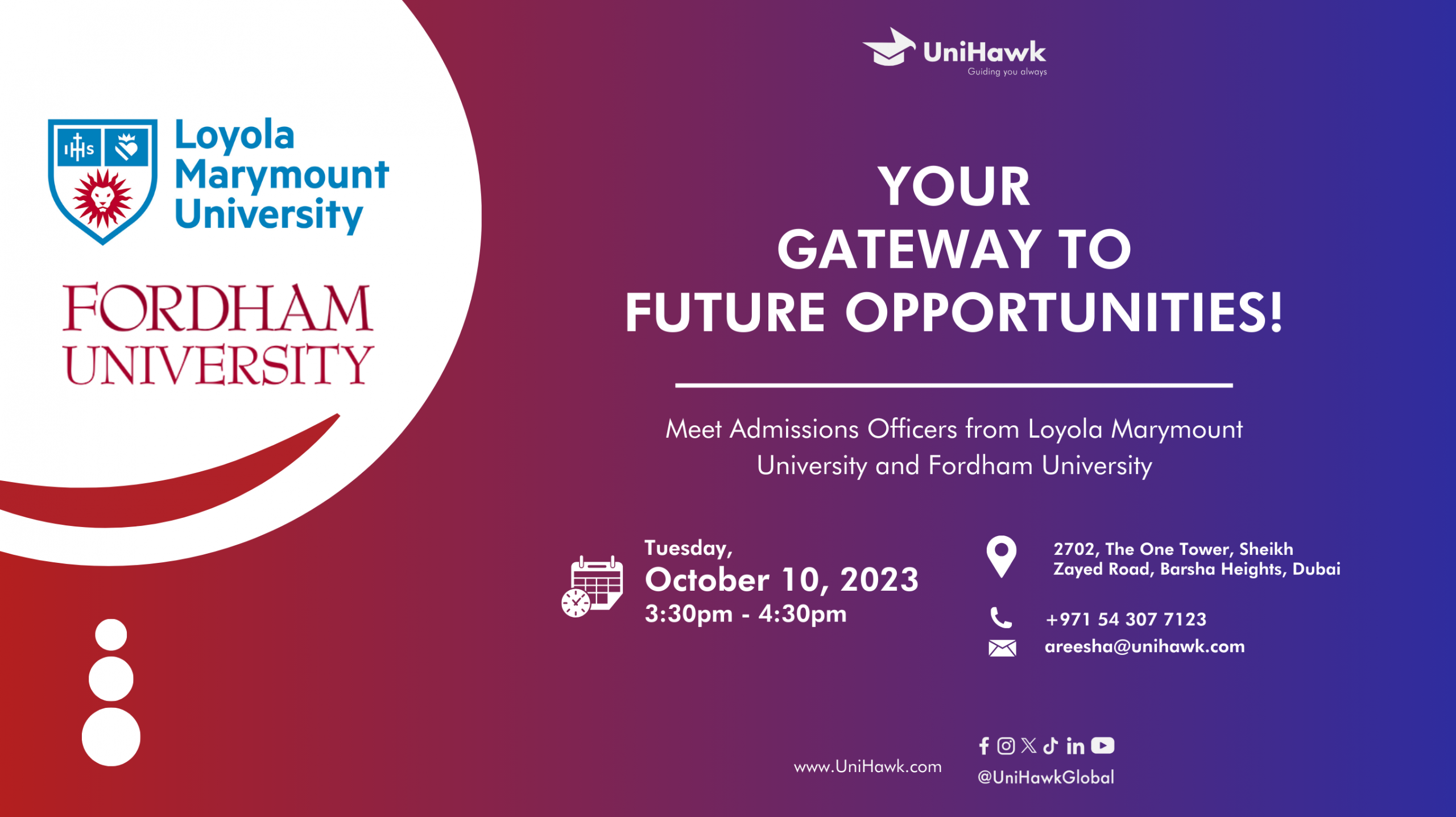 YOUR GATEWAY TO FUTURE OPPORTUNITIES!