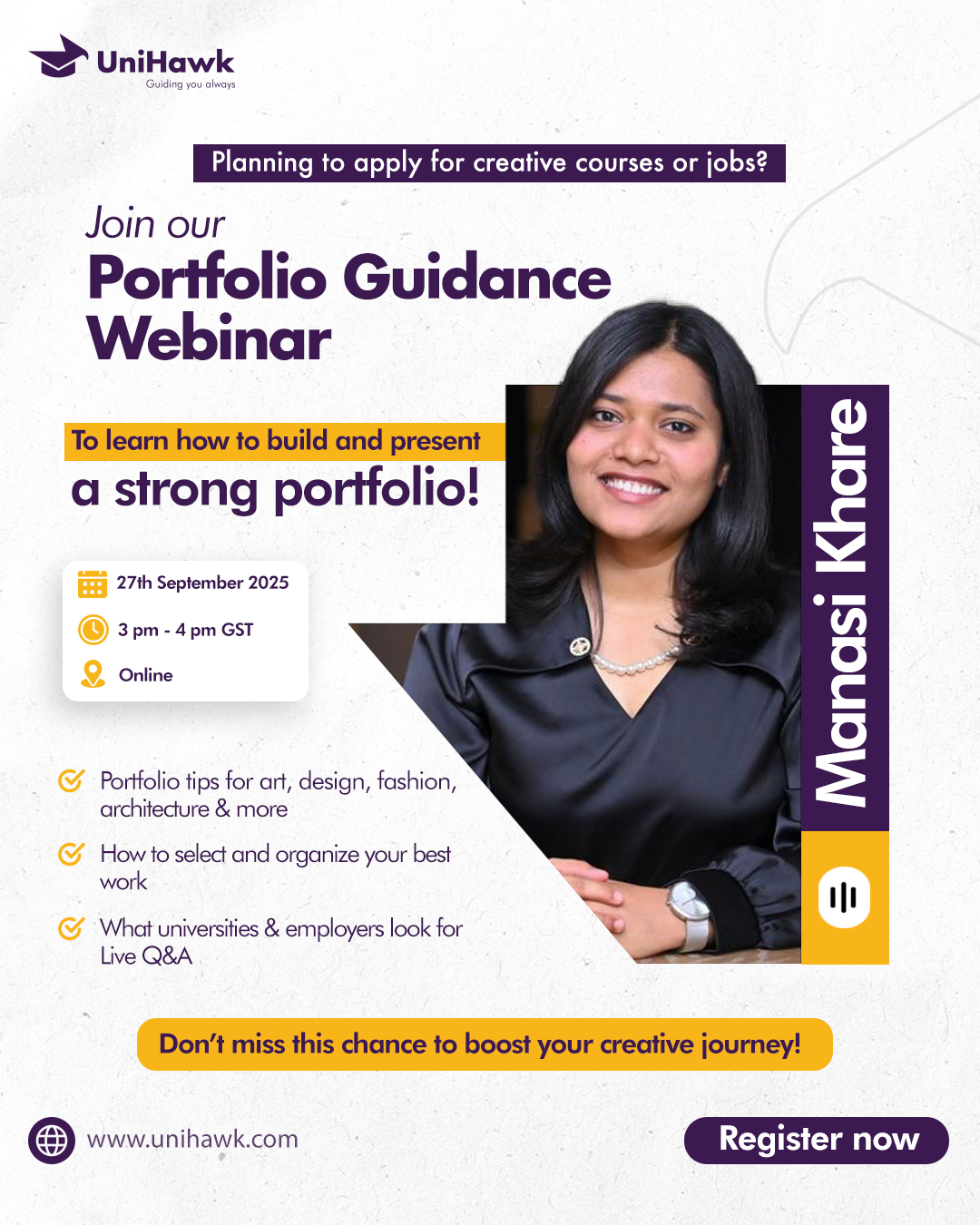 Art & Design Portfolio Advice Webinar