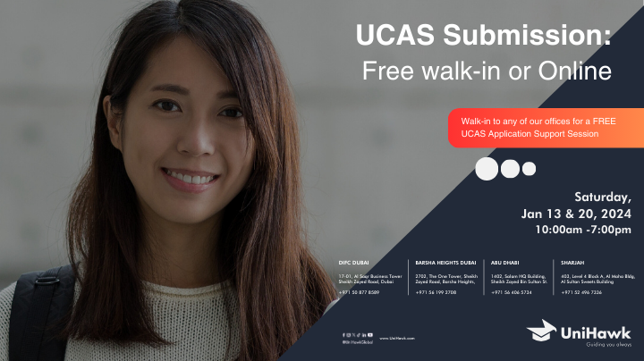 UCAS Submission January 13&20, 2024