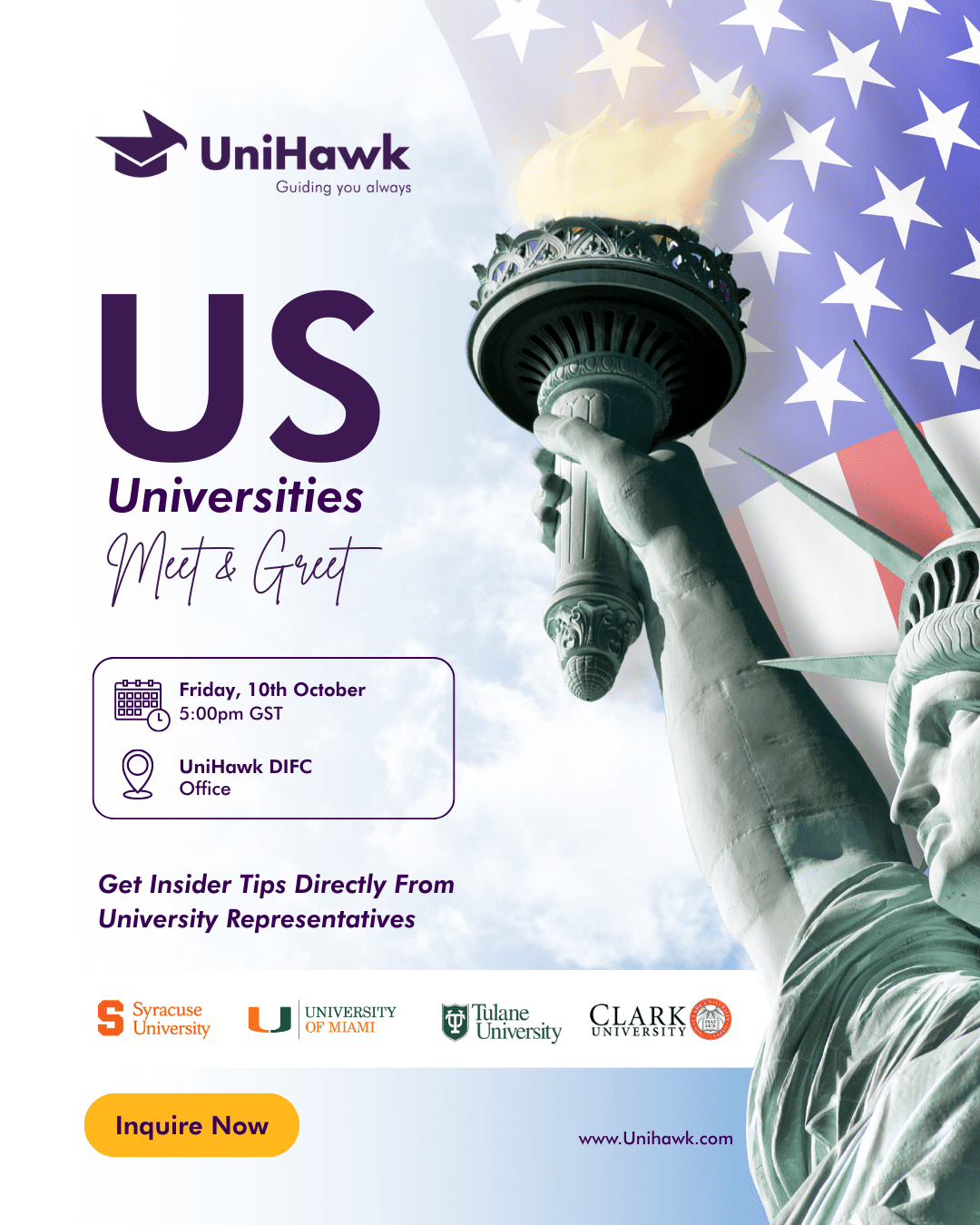 UniHawk’s US University Fair