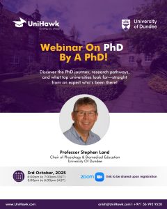 Webinar on PhD by UniHawk