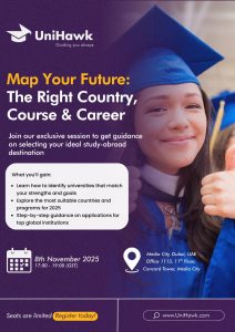Map Your Future: The Right Country, Course and Career at UniHawk