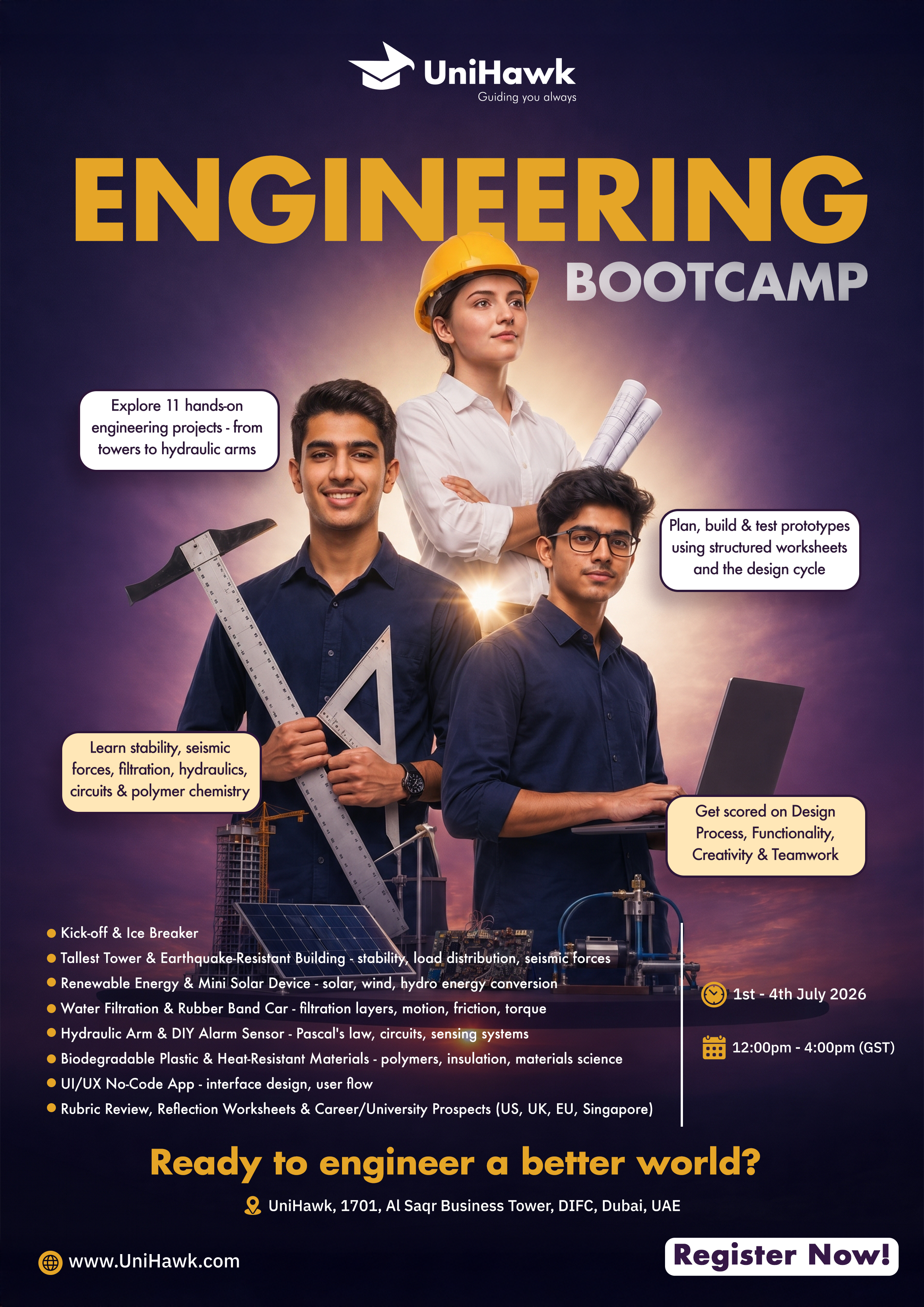 Engineering Bootcamp Dubai by UniHawk