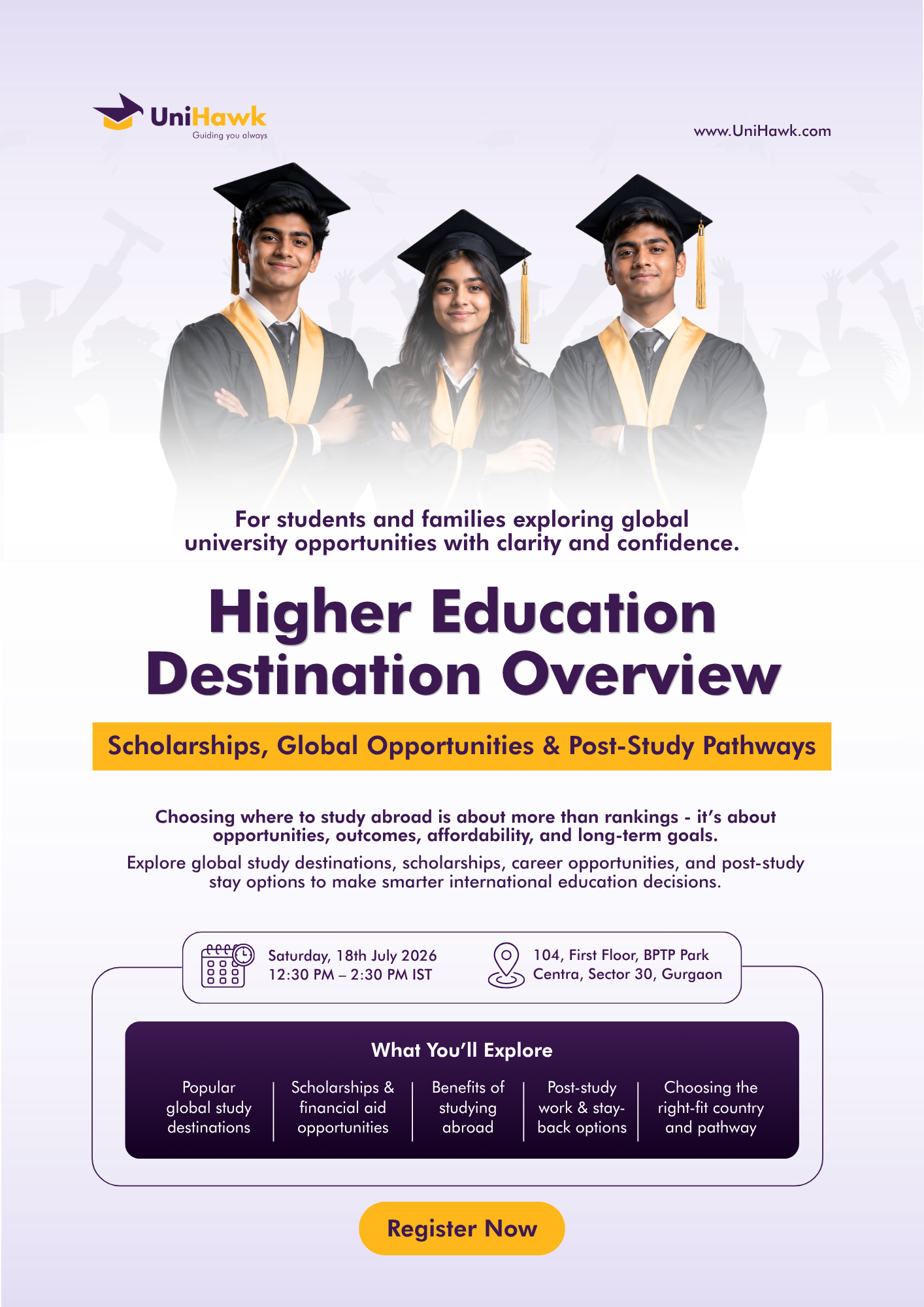 Higher Education Destination by UniHawk