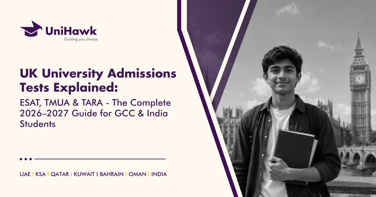 UK University Admissions Test Preparation in Dubai UAE for ESAT TMUA TARA