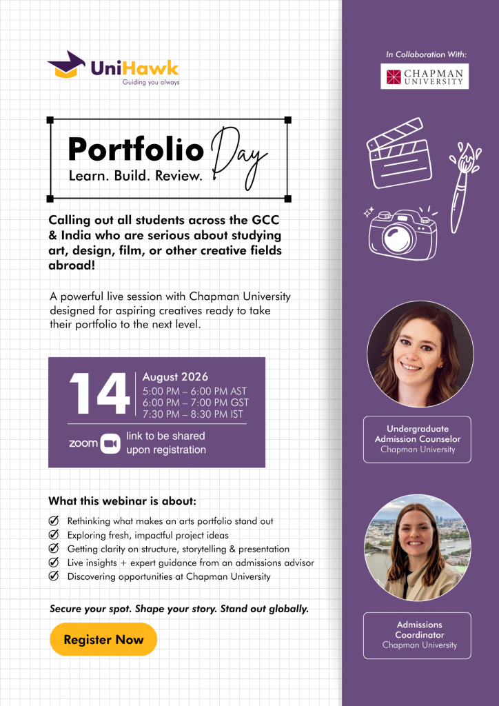 Portfolio Day with Chapman University