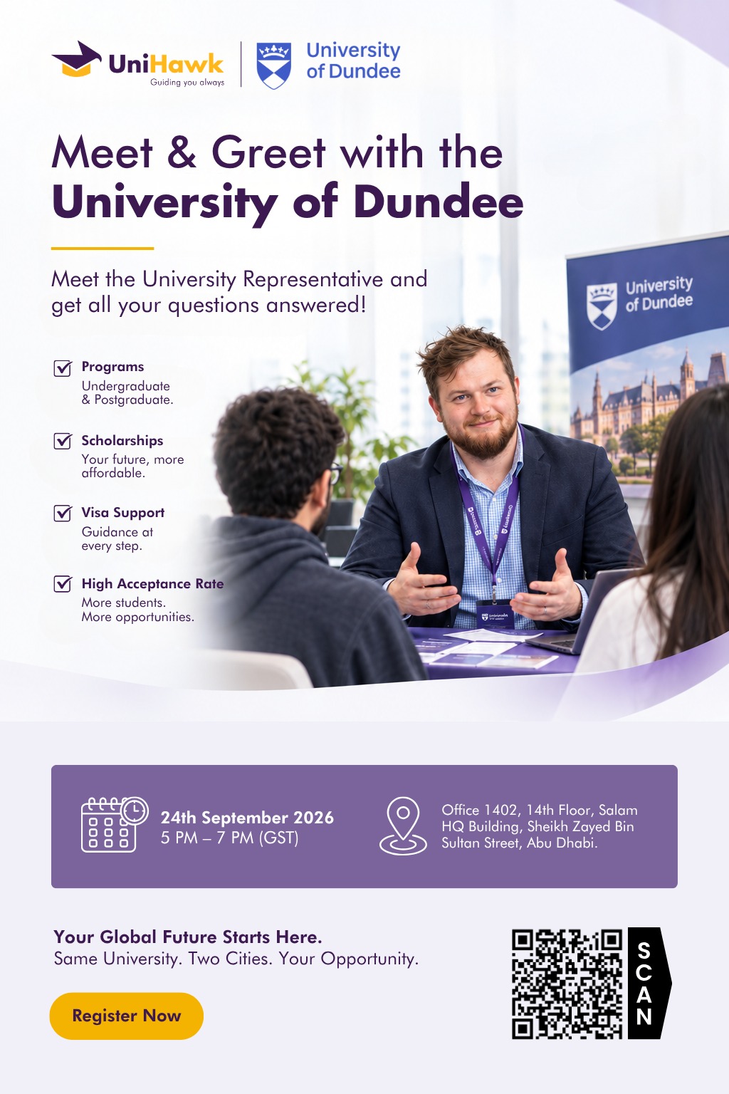 Meet University of Dundee at Abu Dhabi