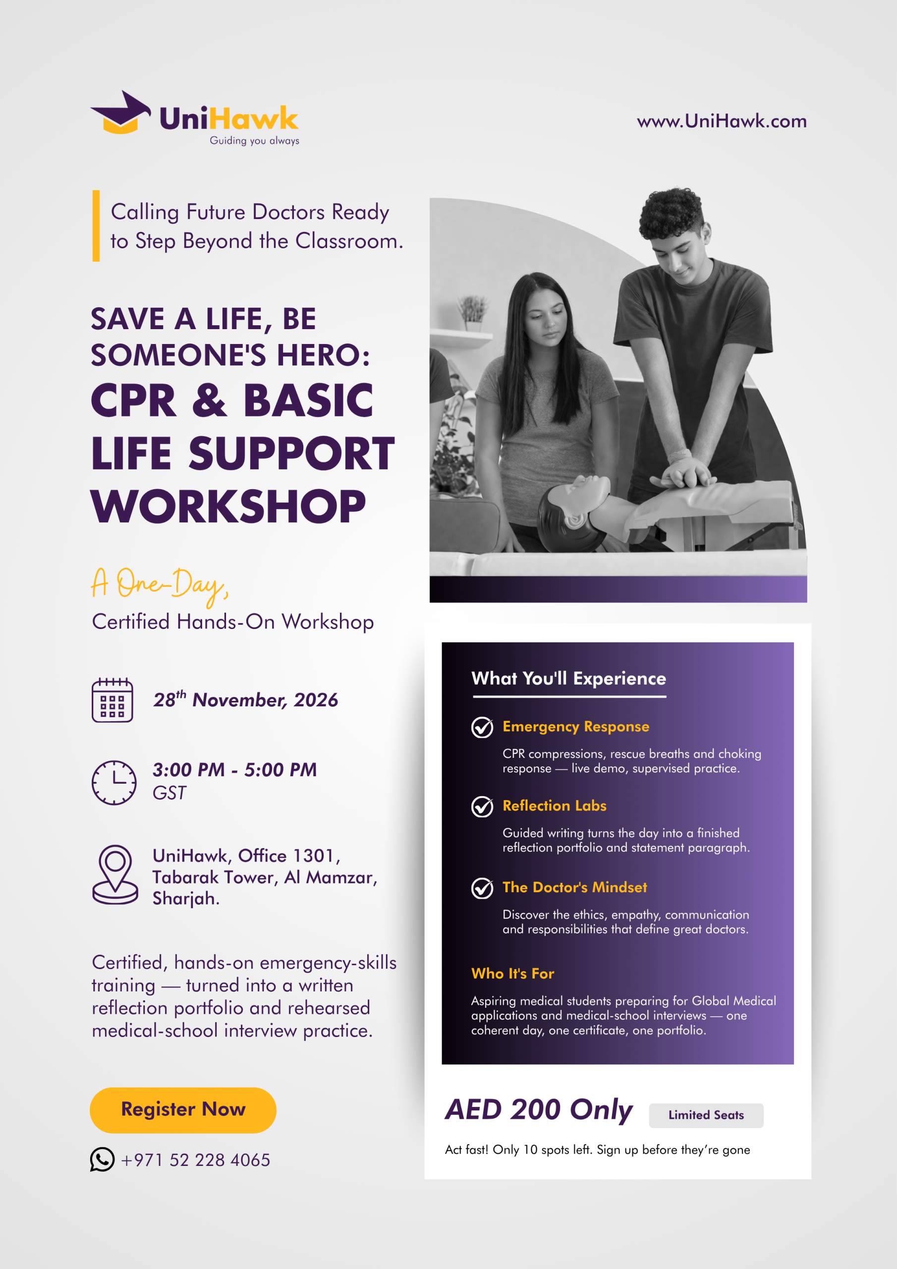 CPR & Basic Life Support Workshop - Sharjah
